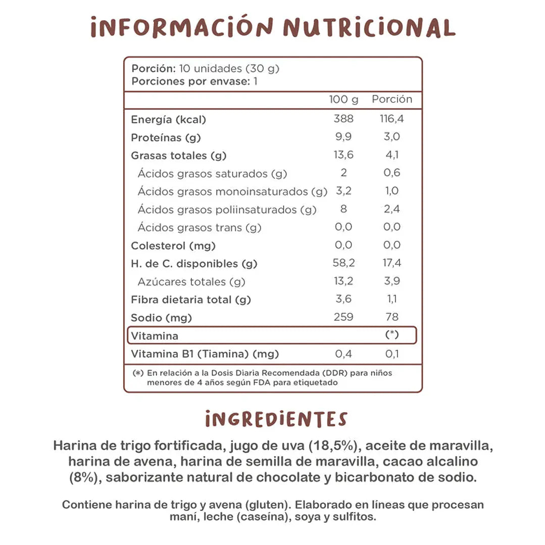 Kuna Foods Cookids Cacao 30g