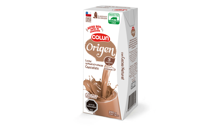 Leche Origen Colun Chocolate - 200ml