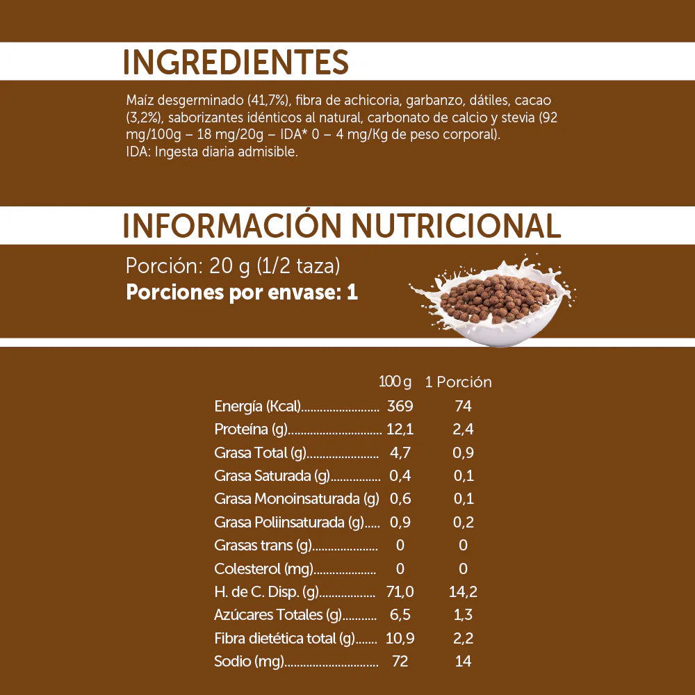 Cereal Mizos Chocolate 20 g