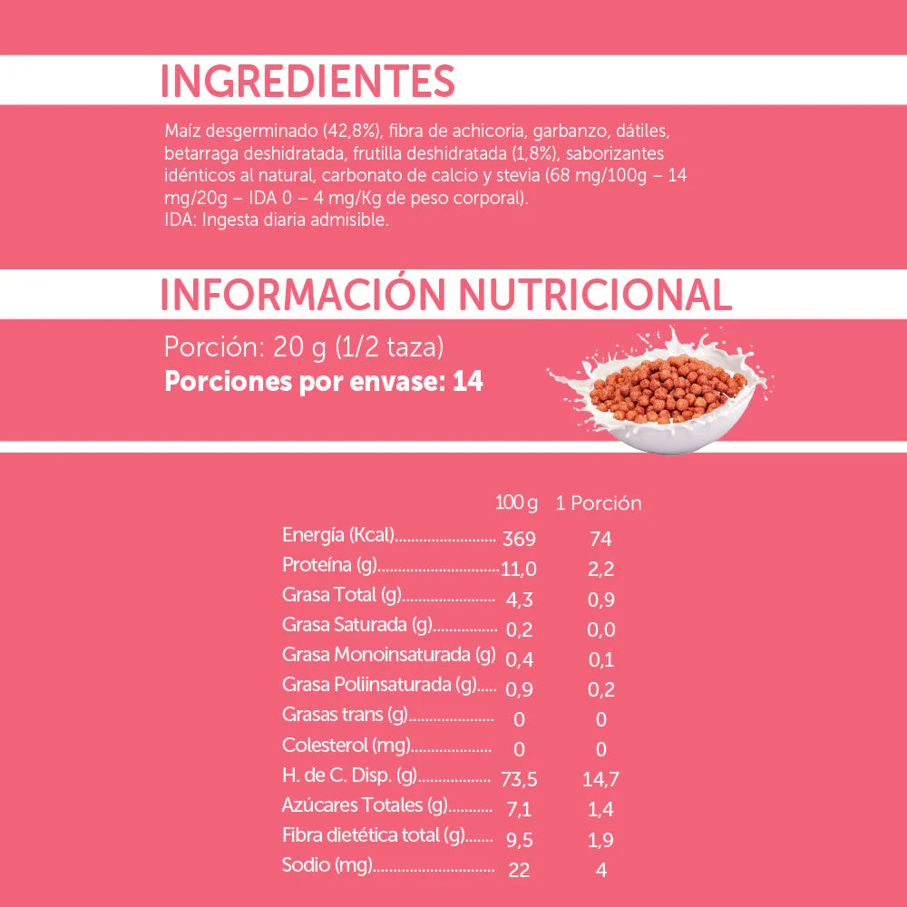 Cereal Mizos Frutilla 20 g