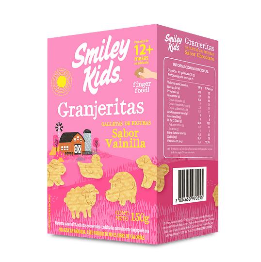 Smiley Kids Galletas Granjeritas Vainilla 150g