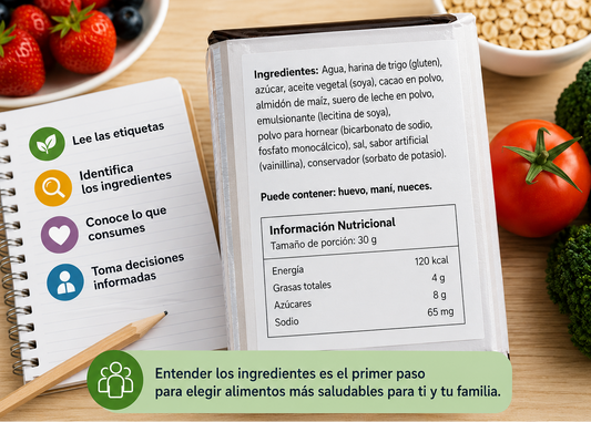 Guía Educativa: Entendiendo los Ingredientes de los Alimentos