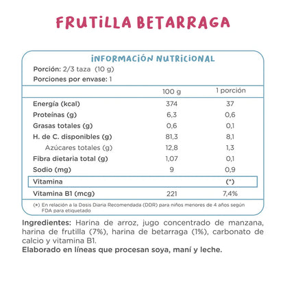 Kuna Foods Puffs Frutilla Betarraga 10g