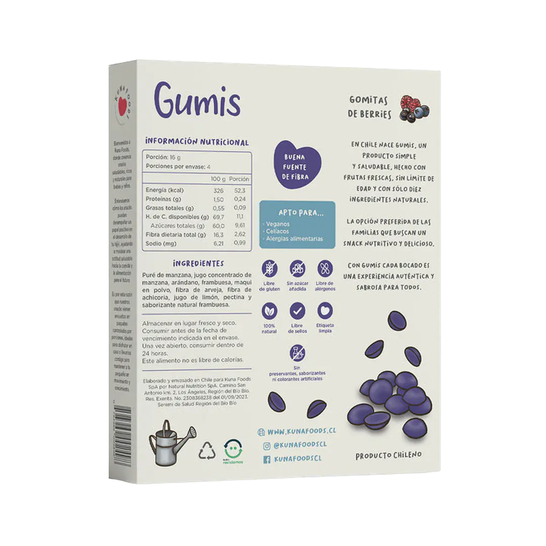 Kuna Foods Gumis Berries 4und
