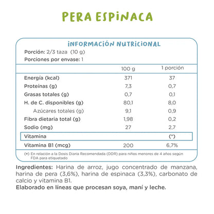 Kuna Foods Puffs Pera Espinaca Familiar 50g