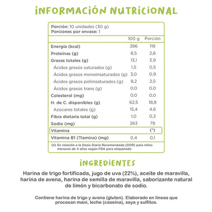 Kuna Foods Cookids Limón 30g