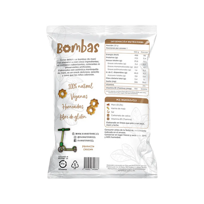 Kuna Foods Bombas Maní 20g