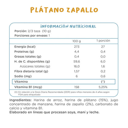 Kuna Foods Puffs Plátano Zapallo 10g
