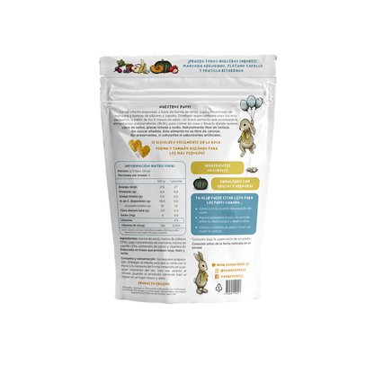 Kuna Foods Puffs Plátano Zapallo Familiar 50g
