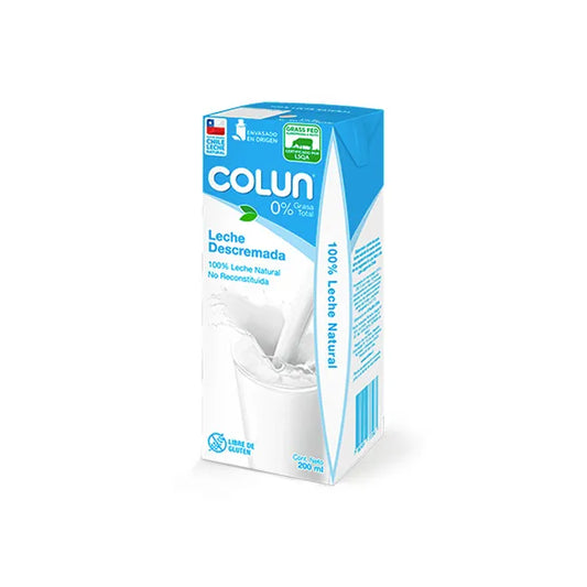 Leche Colún Descremada 200 ml