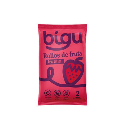 Bigu Snacks Rollo Frutilla 5und