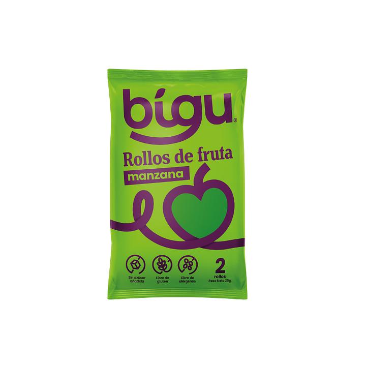 Bigu Snacks Rollo Manzana 25g