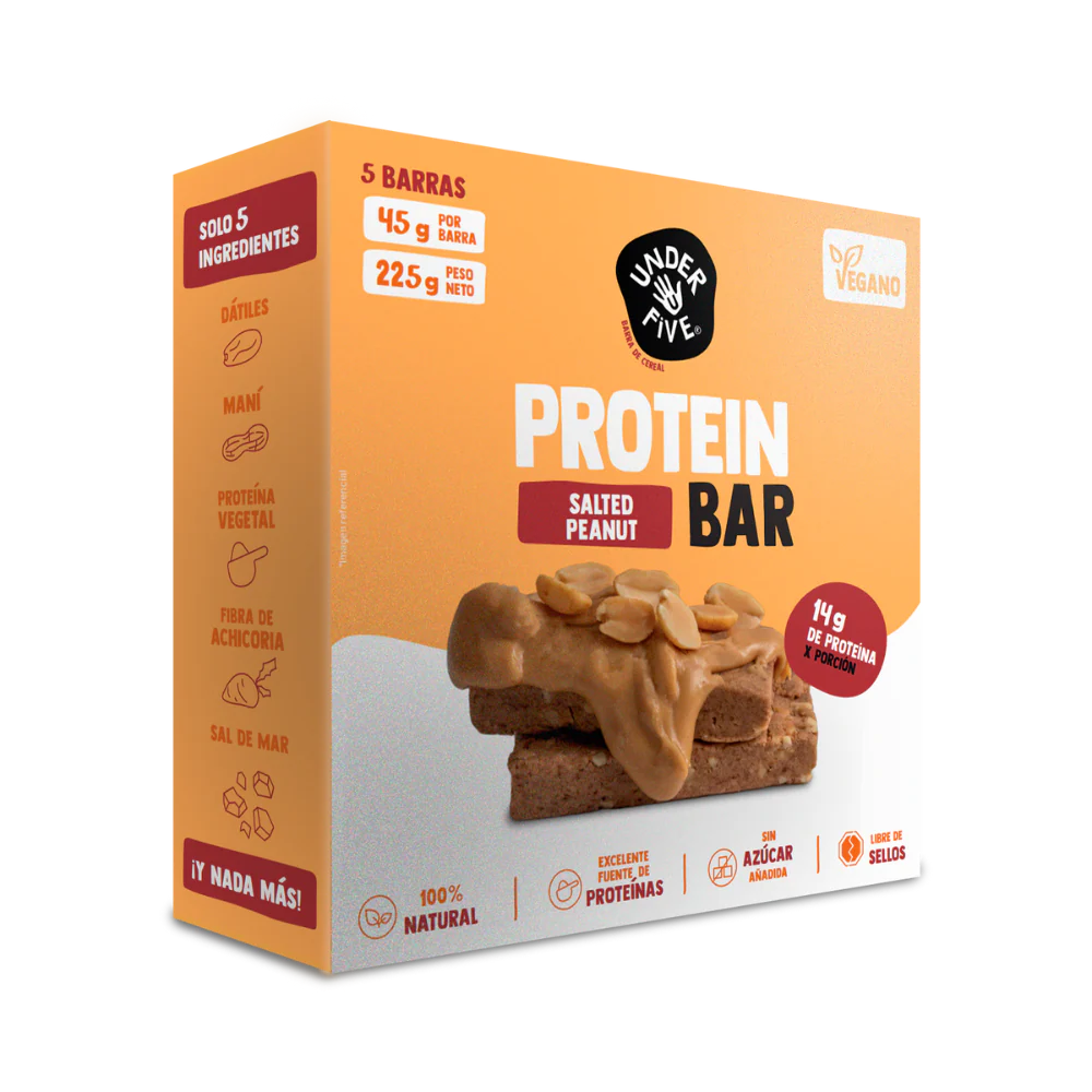 Barra proteína Underfive Salted Peanut - 5 Und.
