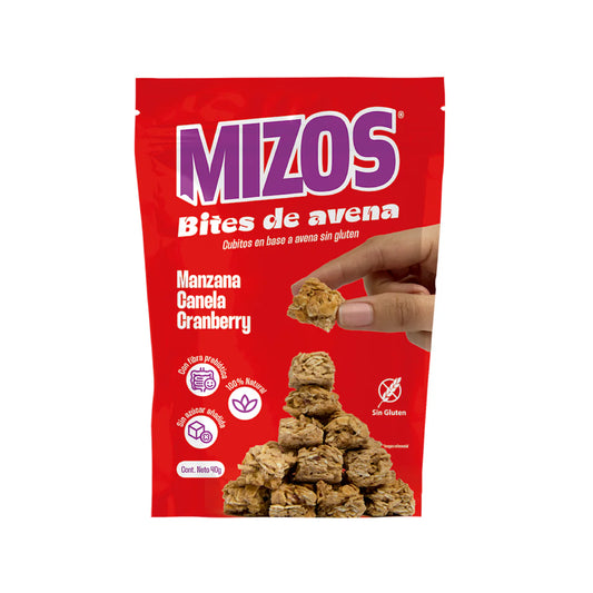 Bites de Avena Mizos Manzana Canela - 40g