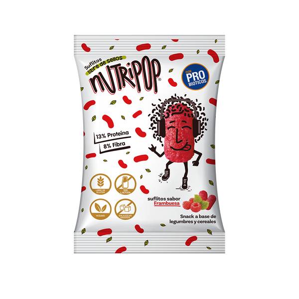 Suflitos Nutripop Frutilla - 20g