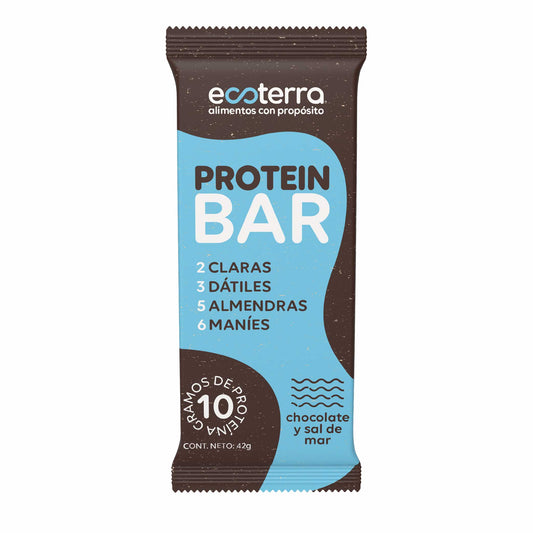 Barrita Proteína Ecoterra Chocolate Sal de Mar