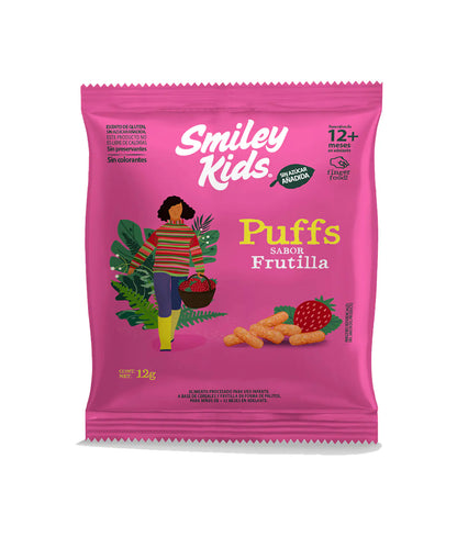 Smiley Kids Puff Frutilla 12g