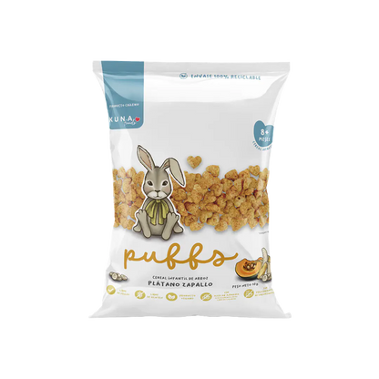 colación infantil Puff Kuna foods plátano zapallo