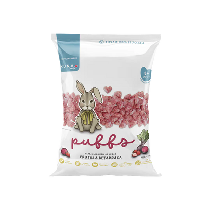 Colación infantil Puffs Kuna foods  Frutilla_Betarraga