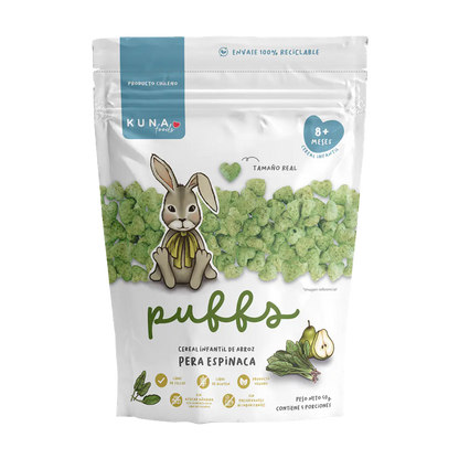 Puffs Kuna foods familiar Pera Espinaca
