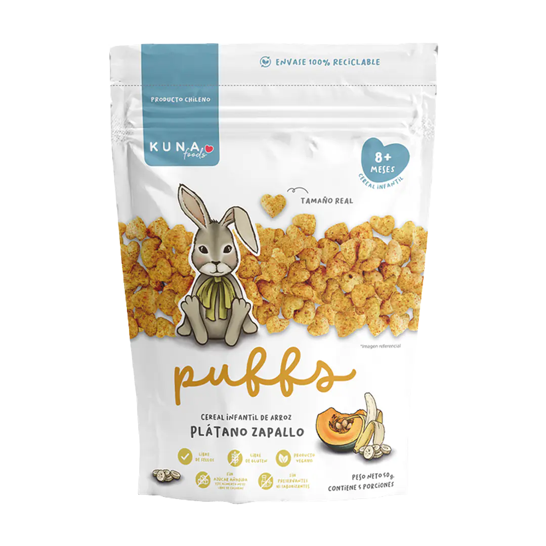 Puffs Kuna foods familiar Plátano Zapallo