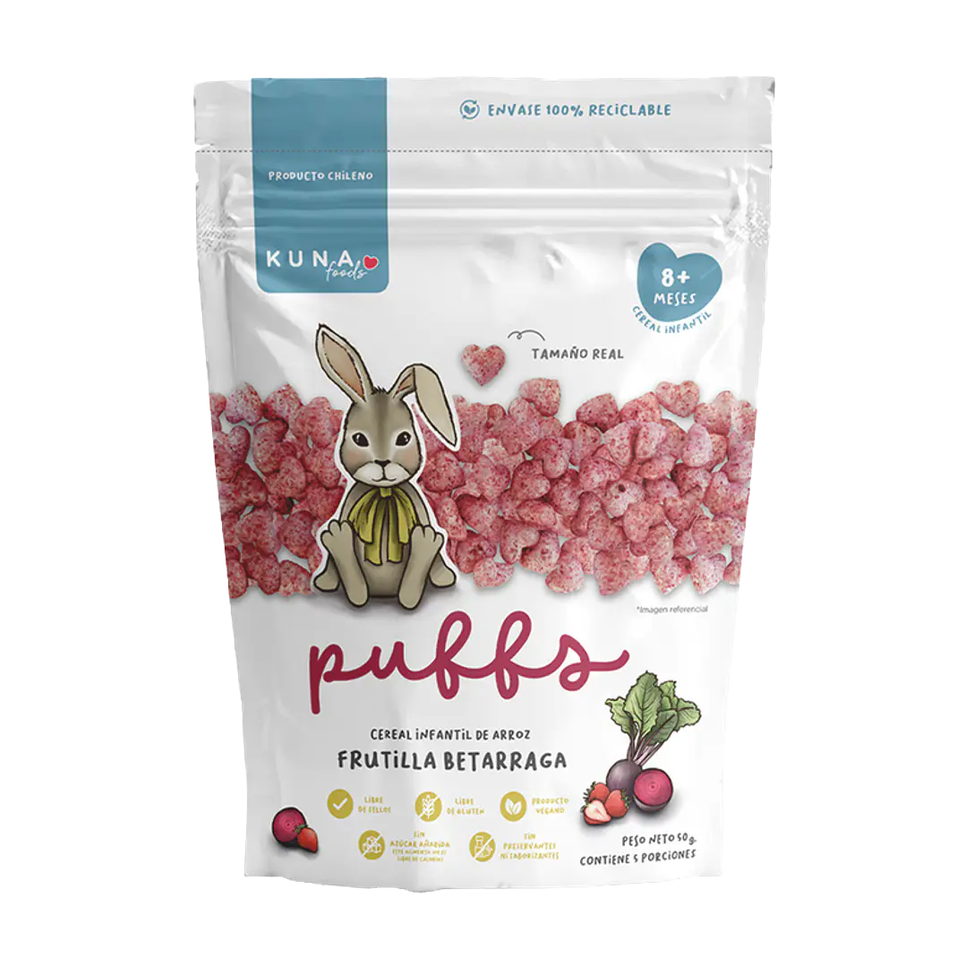 Puffs Kuna foods familiar frutilla betarraga