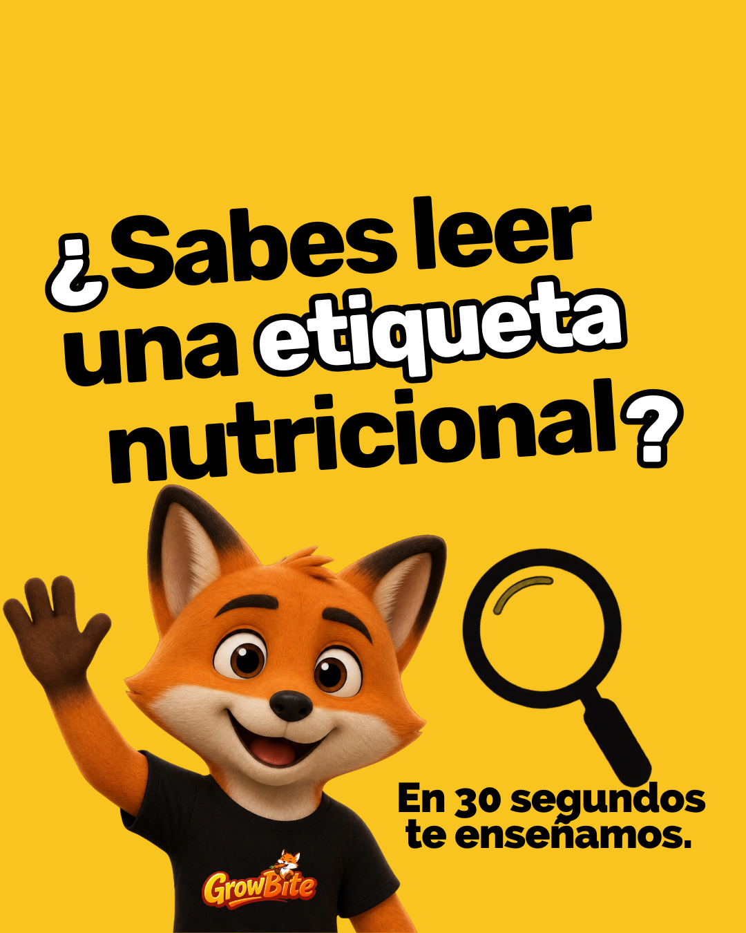 sabes leer una etiqueta growbite