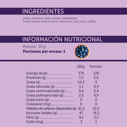Barrita Natural de Arándanos - Unidad