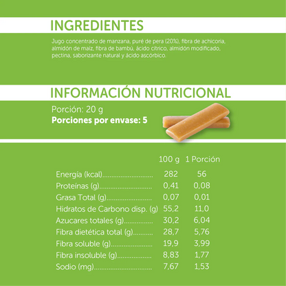 Stick de Fruta Mizos Pera 20g - 5 und.