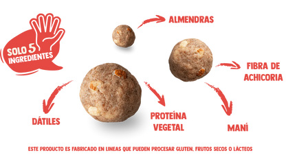 Snack balls proteína Underfive - Almendra Crunch