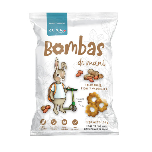 Kuna Foods Bombas Maní Familiar 100g