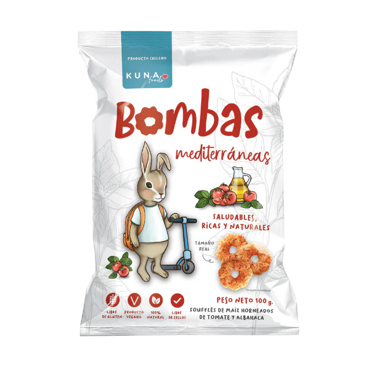 Kuna Foods Bombas Mediterráneas Familiar 100g