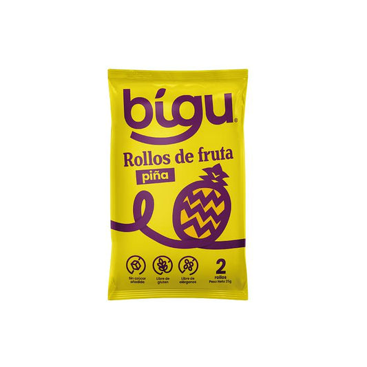 Bigu Snacks Rollo Piña 25g