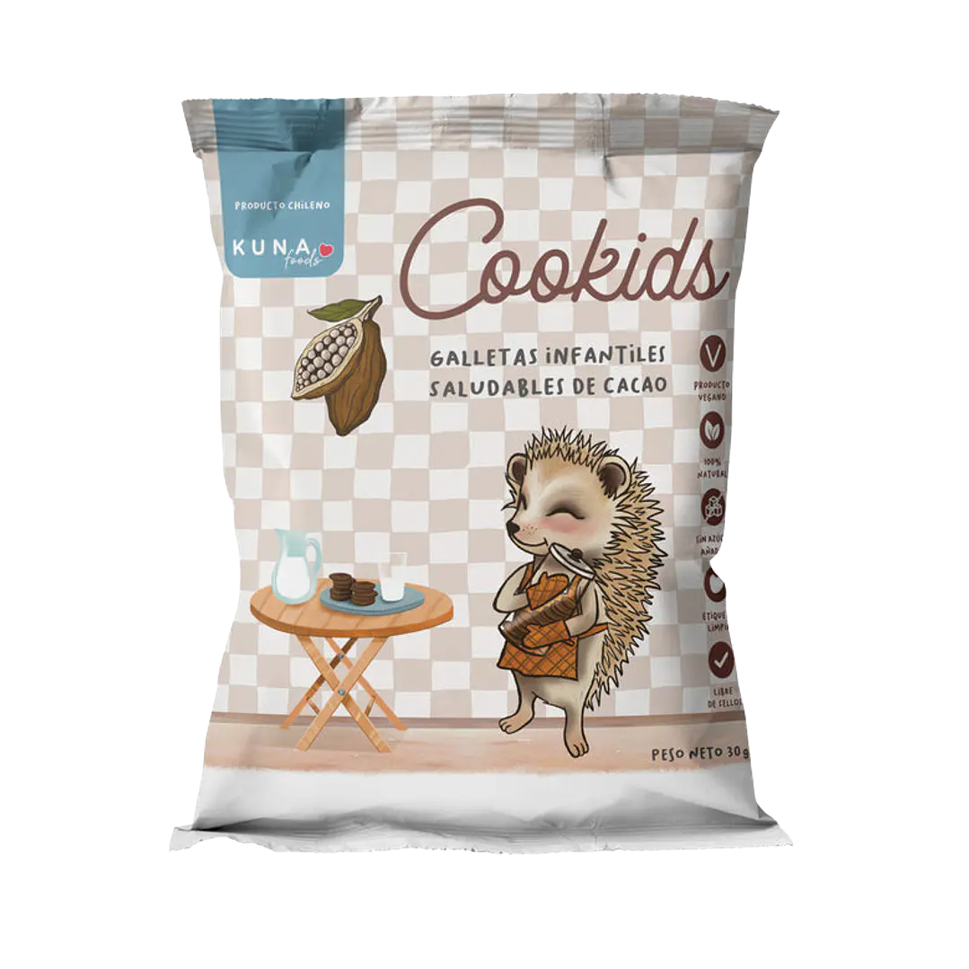 galletas cookids kuna foods cacao