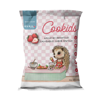 galletas cookids kuna foods frutilla
