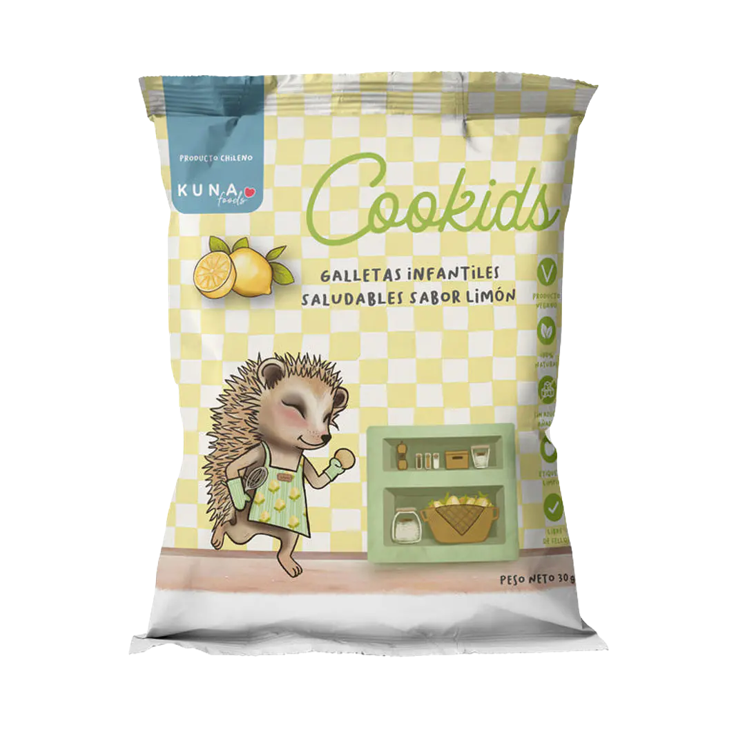 galletas cookids kuna foods limón