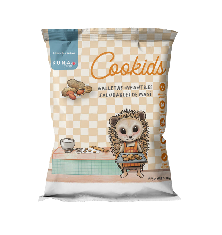 galletas cookids kuna foods maní