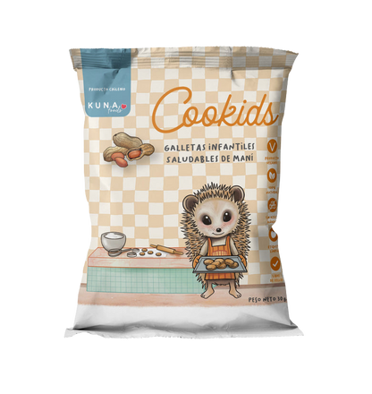 galletas cookids kuna foods maní