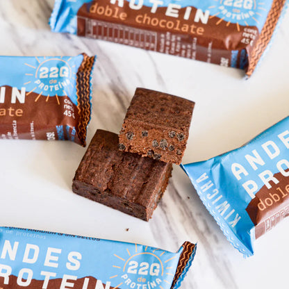 Barrita Proteína Whey 22g -Chocolate doble