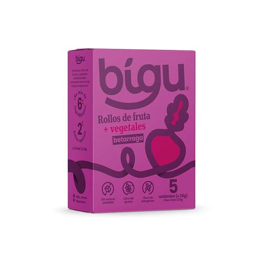 Bigu Snacks Rollo Betarraga 5und