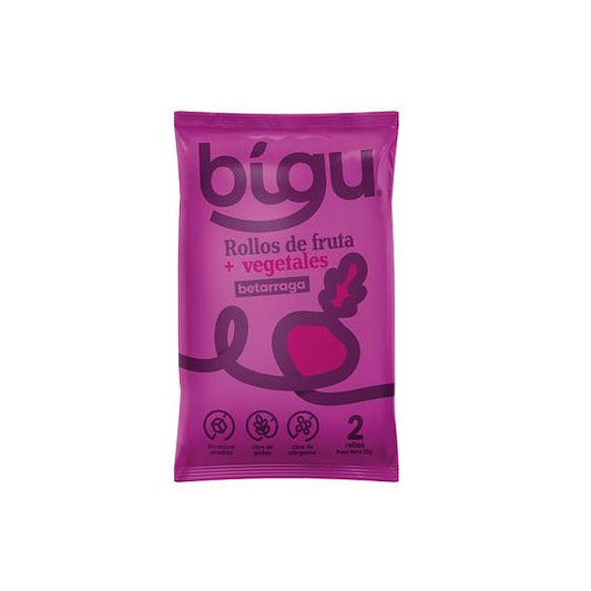 Bigu Snacks Rollo Betarraga 25g