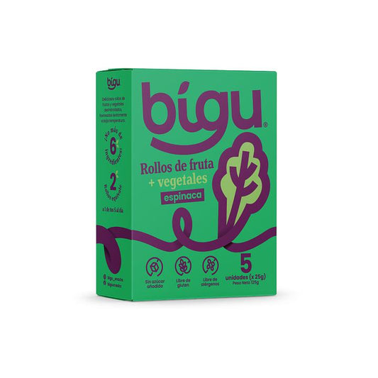 Bigu Snacks Rollo Espinaca 5und