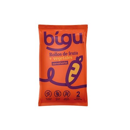 Bigu Snacks Rollo Zanahoria 25g