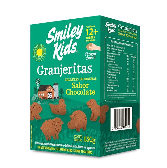 Smiley Kids Galletas Granjeritas Chocolate 150g