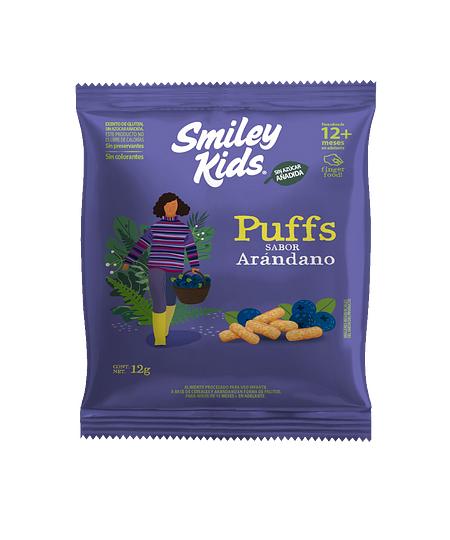 Smiley Kids Puff Arándanos 12g
