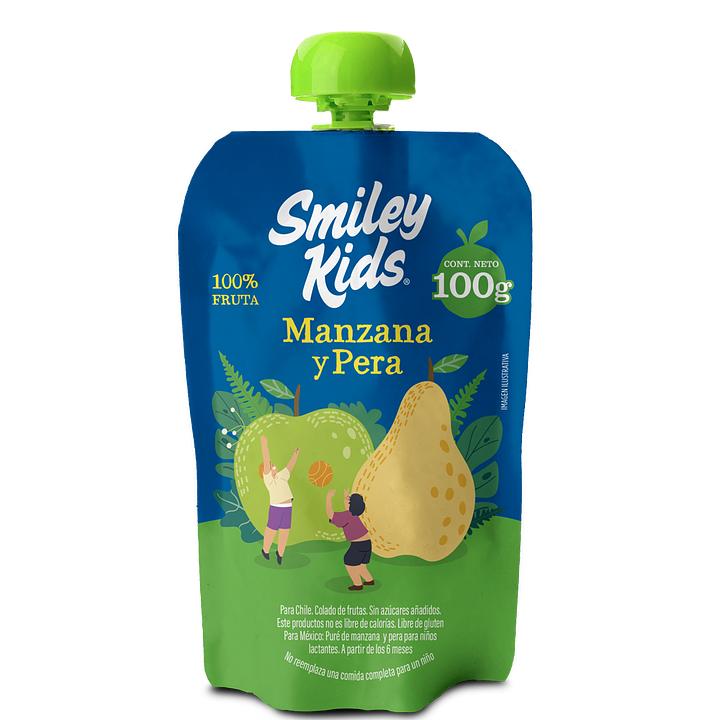 Smiley Kids Compota Manzana y Pera