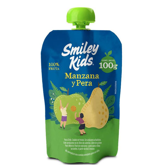 Smiley Kids Compota Manzana y Pera