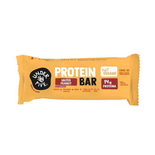 Barra proteína Underfive Salted Peanut - Unidad