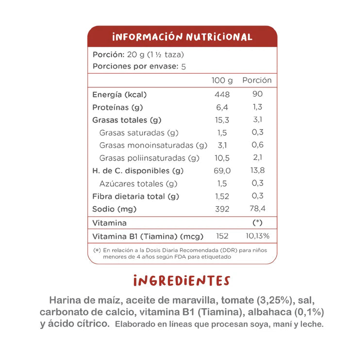 Kuna Foods Bombas Mediterráneas Familiar 100g